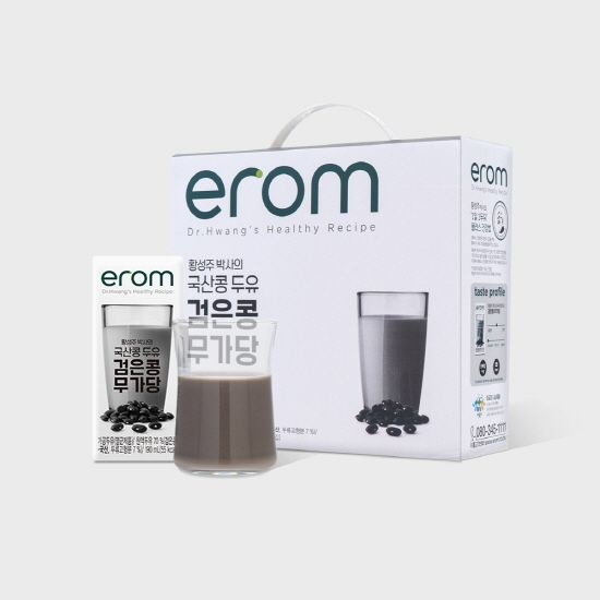 [한미헬스케어(주)](현대Hmall) [이롬황성주]검은콩 무가당두유 190ml x 60팩