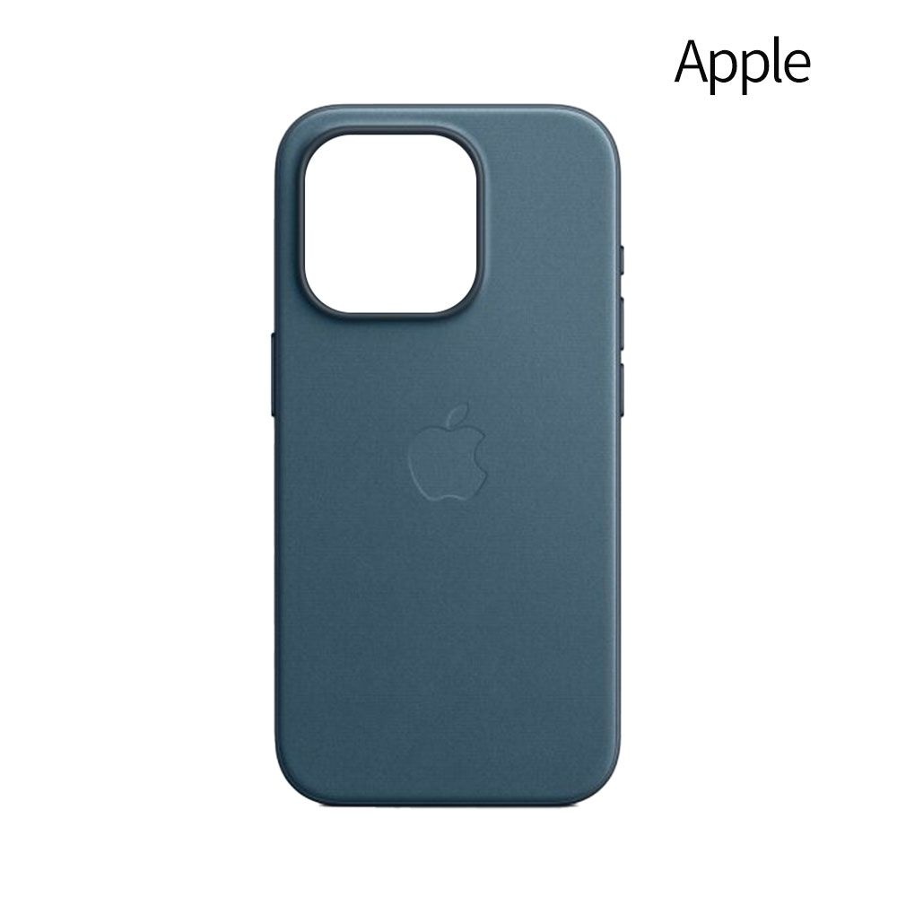 애플 정품 케이스 아이폰15시리즈 케이스 iPhone case 아이폰15 프로, 파인우븐케이스, 퍼시픽블루