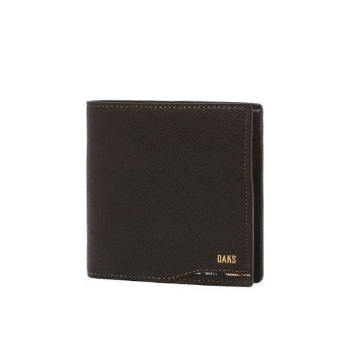 닥스 DBWA5F728W3 25FW NEW 알렉산드라 시그니처 체크 배색 브라운 소가죽 중지갑