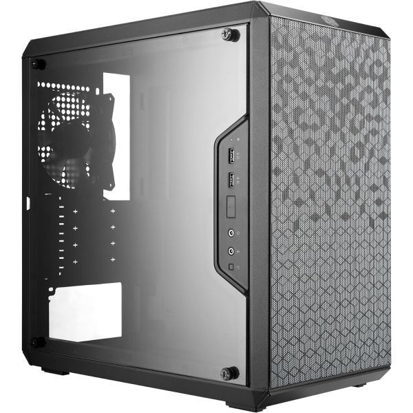 [해외] Cooler Master MCB-Q300L-KANN-S00 마스터박스 (MasterBox) Q300L 마이크로-ATX 타워, 마그네틱 디자인 먼지 필터, 투명 아크릴 사