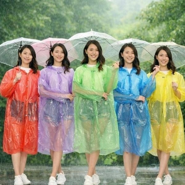 [아우트66]단추형 일회용 우의 남자우비 우비 DD-10771