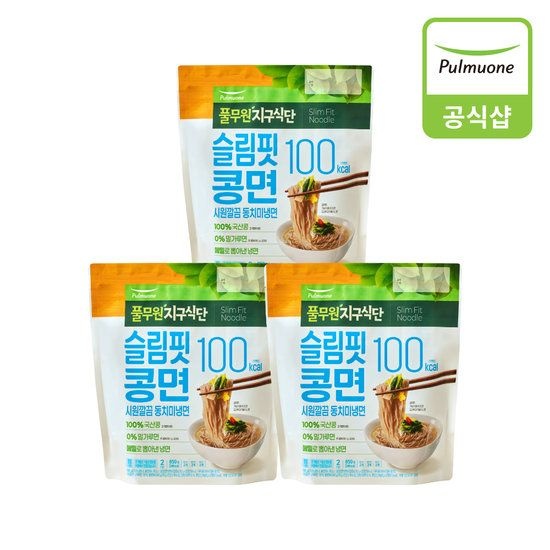 풀무원 [풀무원] 지구식단 슬림핏콩면 시원깔끔 동치미냉면 850gX3개 600550