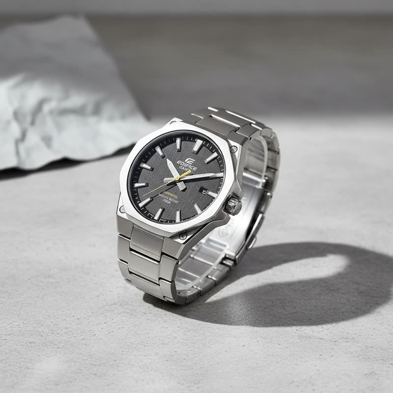 EDIFICE 에디피스 EFR-S108D-1AVUDF 남자 메탈 손목시계 슬림 아날로그