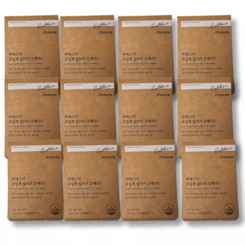 여에스더 초임계 알티지 오메가3 30캡슐 12개입 (총 360정/12개월분 1년치)