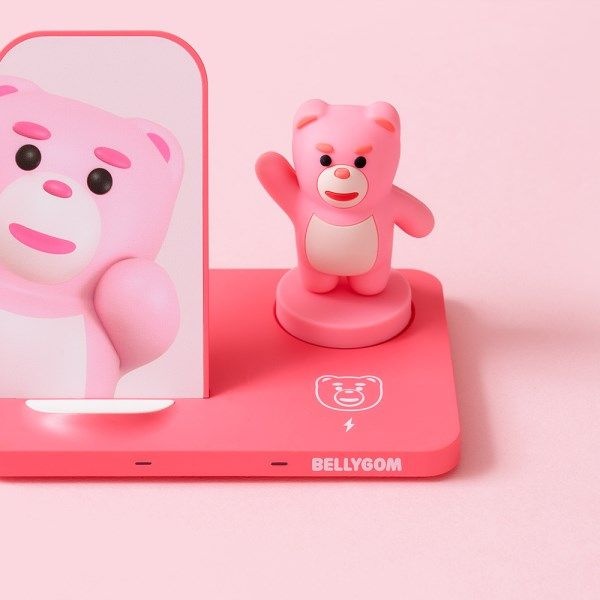 벨리곰 듀얼 멀티 고속 무선 충전 핸드폰 거치대