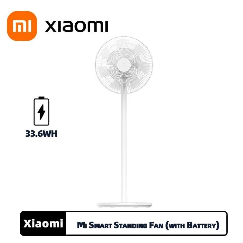 [해외] 스탠드 유선 무선 선풍기 Xiaomi-Mi 스마트 스탠딩 팬 배터리 포함 BPLDS05DM DC 가변 주파수 변환 순환 플로어 휴대용