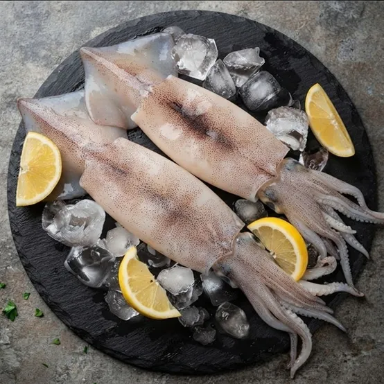 딜크릿)진공포장 급냉 자연산 손질 통 오징어 220g*4팩(880g)