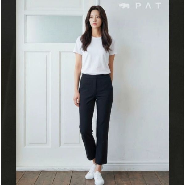 [피에이티 (패플)] [피에이티]여성 풀밴드 세미배기 저지 팬츠 1L41693_HDD