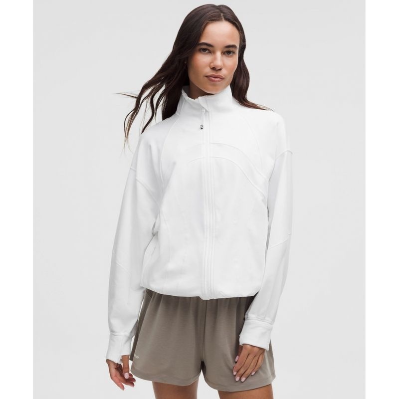 LULULEMON 룰루레몬 디파인 오버사이즈드 자켓 재킷 Luon WHT 72Y580 21C735