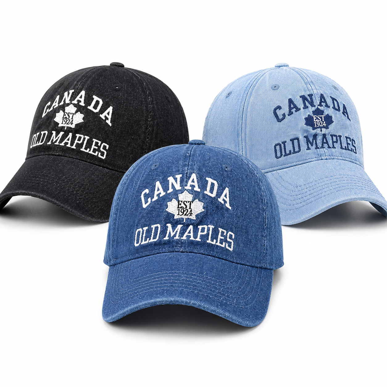 베라모다 Canada 워싱 데님 볼캡 VM3003