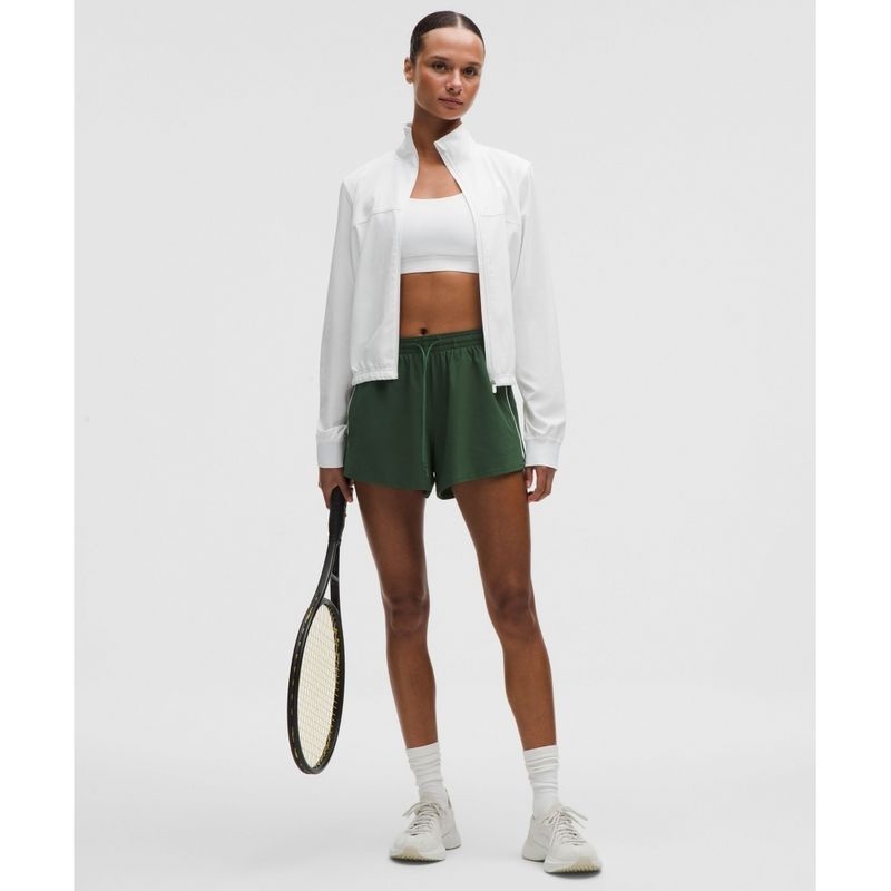LULULEMON 브랜드정품 LULULEMON 코트 라이벌 하이라이즈 쇼츠 3inch IVYG WHT 182060