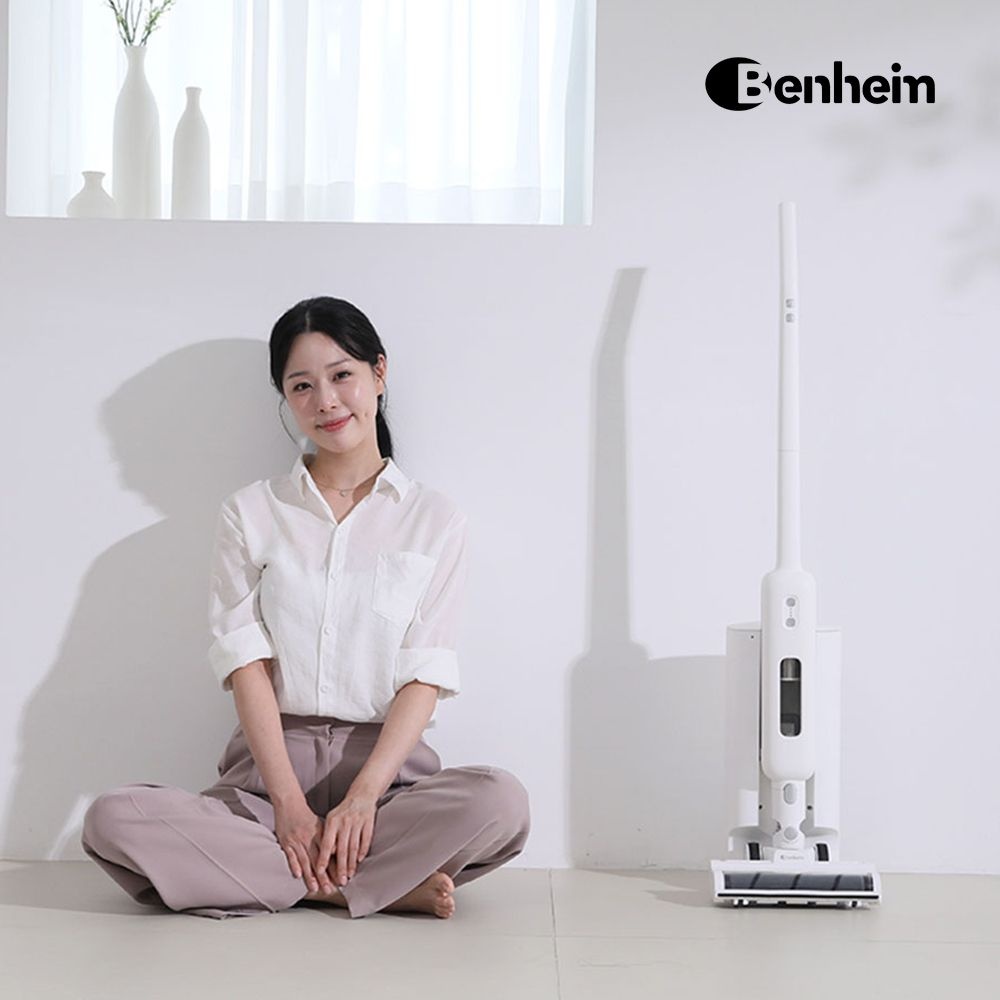 벤하임 [추가쿠폰+L포인트적립] 벤하임 스마트 스테이션 오토클린 3in1 무선 청소기 BLSV-400W01