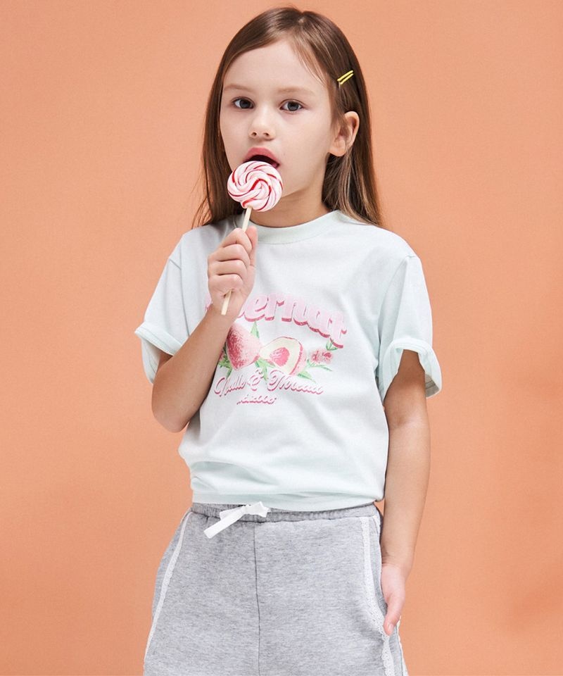 COVERNAT KIDS <매장정품> 커버낫 COVERNAT KIDS 피치 블라썸 티셔츠 민트 CK2602ST87MI 417613