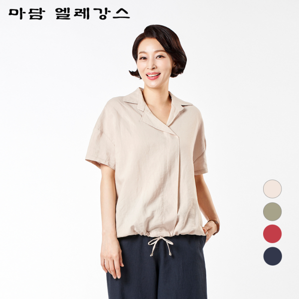 [패션플러스][마담엘레강스][TV방송][마담엘레강스] 플렉스 린넨 블렌디드 재킷 K231JK08
