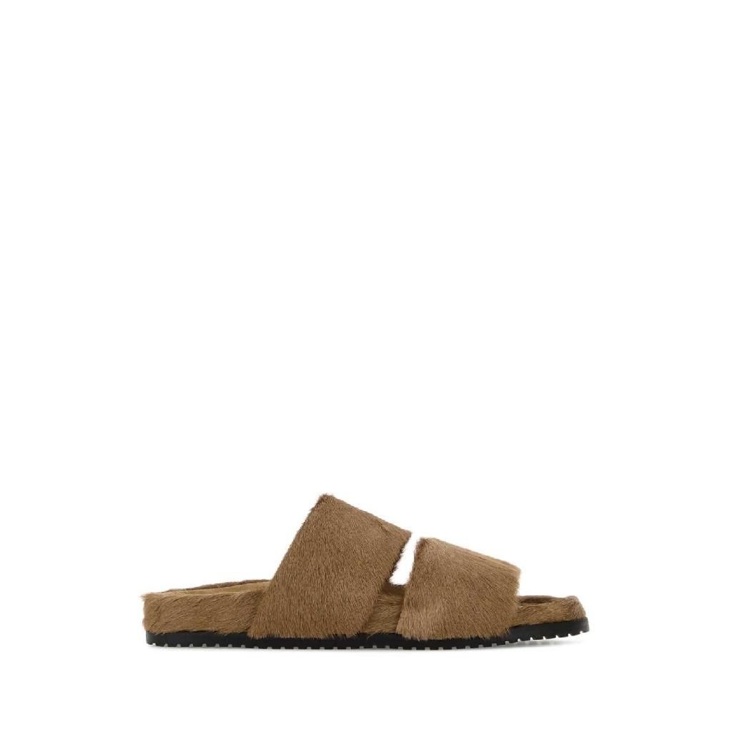 돌체앤가바나 [해외] 돌체앤가바나 A80574A0089 80009 Camel calf hair DG Casual slippers