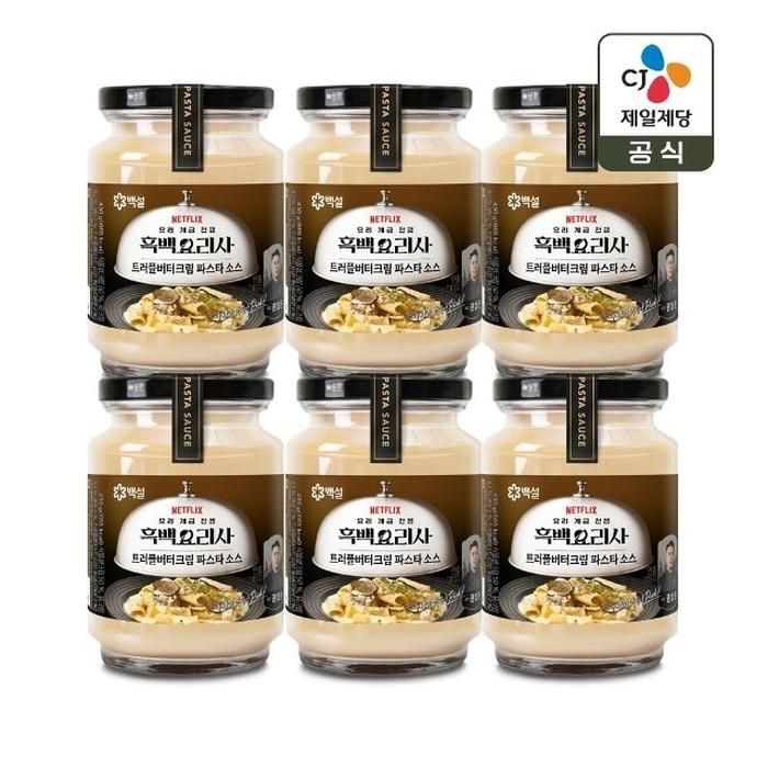 백설 트러플버터크림 파스타소스 430g x6개