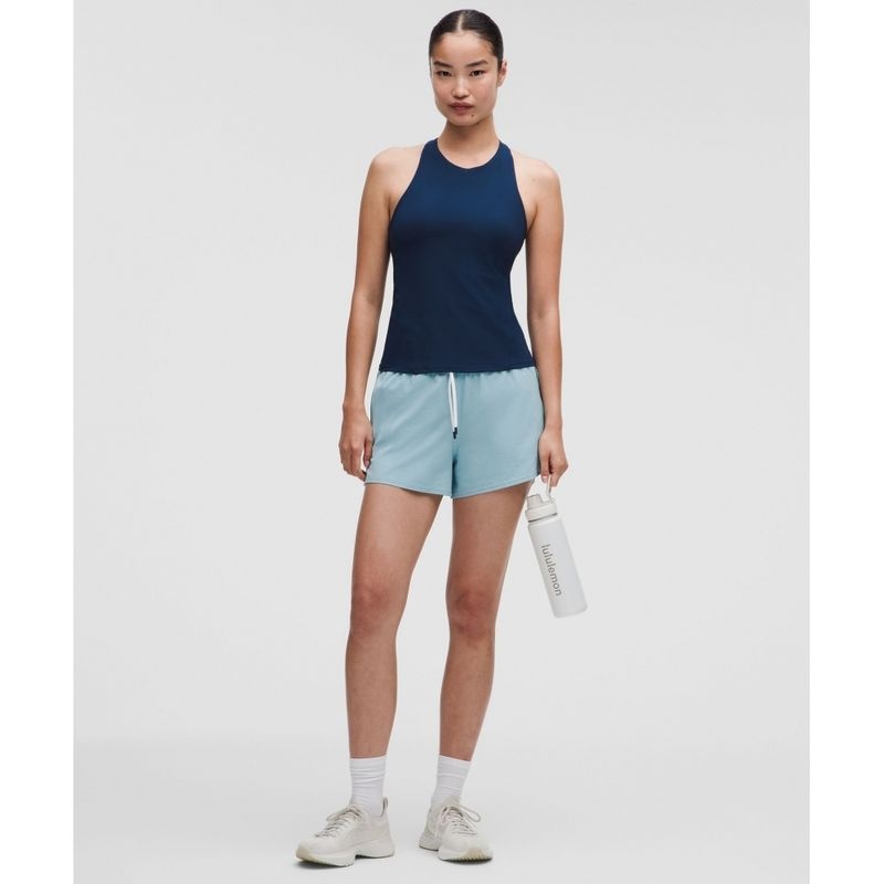 LULULEMON 브랜드정품 LULULEMON 코트 라이벌 하이라이즈 쇼츠 3inch SEAF CLBL 181334