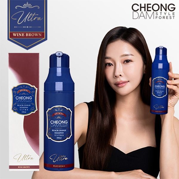 [오늘출발] 청담스타일 울트라 염색샴푸 200ml 시즌3 와인갈색