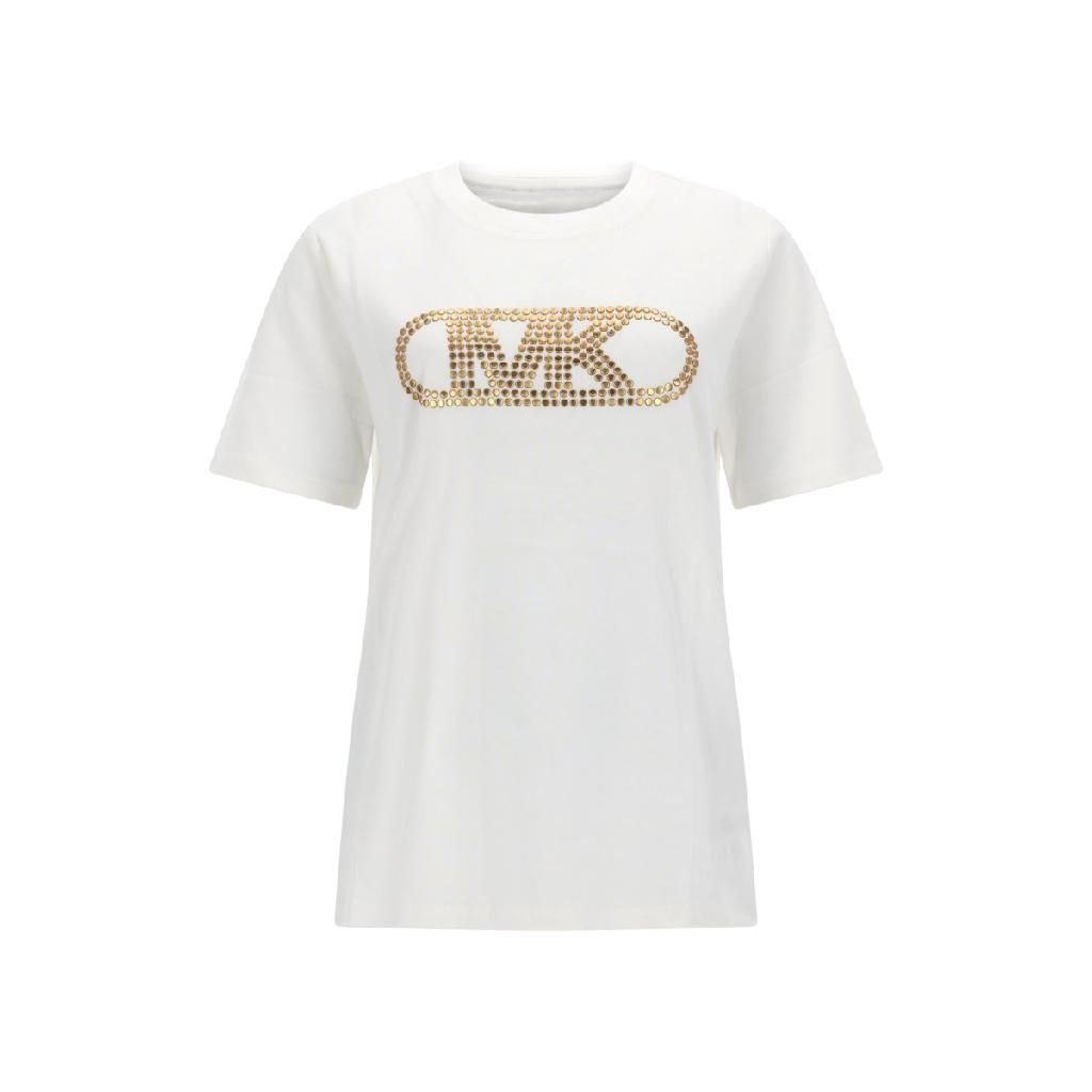 [해외] 26SS MICHAEL BY 마이클코어스 EMPIRE STUD T 셔츠 MS651SC97J100WHITE TP575715390