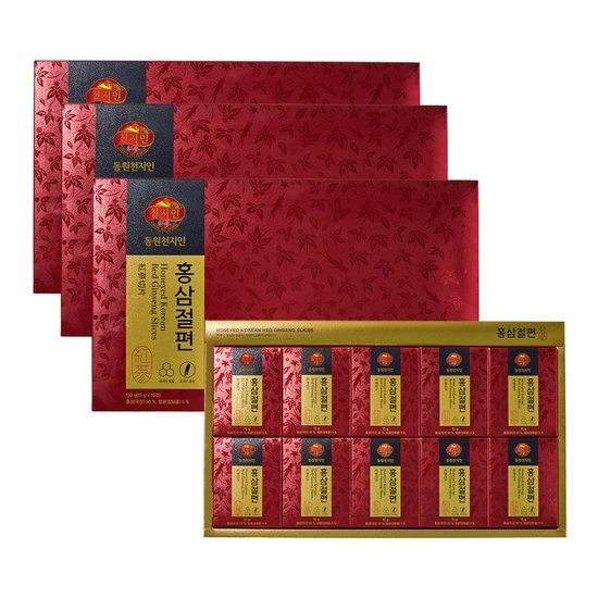[동원천지인] 홍삼절편 150g (15g 10갑 10일분) x3_46637x3