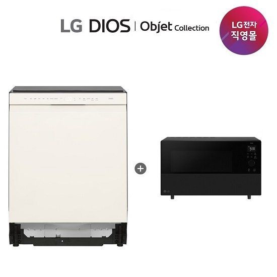 LG 디오스 식기세척기+광파오븐세트 DUE1BGLE+MLJ39KR