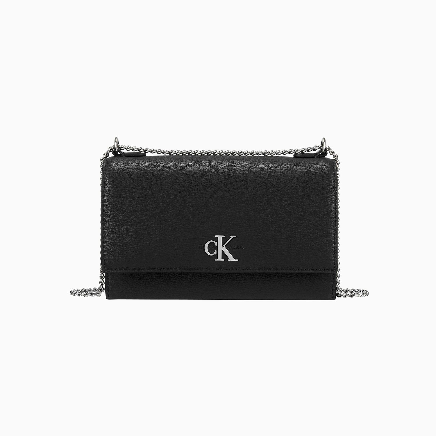 [CK ACC][공식] 여성 CKJ 미니멀 모노그램 플랩 체인 숄더백 DH2806 UB1