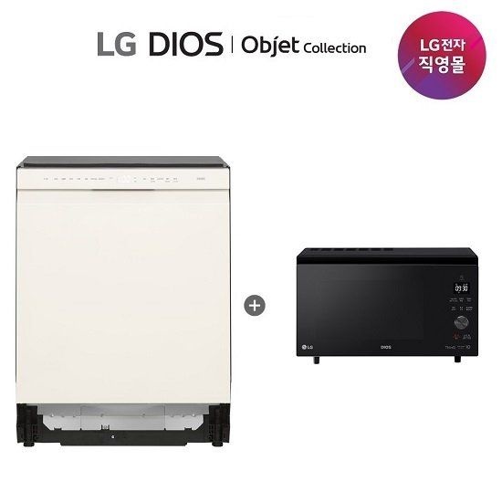 LG 디오스 식기세척기+광파오븐세트 DUE1BGLE+ML39BW