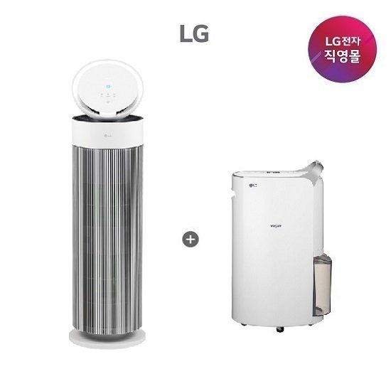 [LG전자]LG 퓨리케어 공기청정기+제습기 세트 AS155GWDL+DQ205PSVA