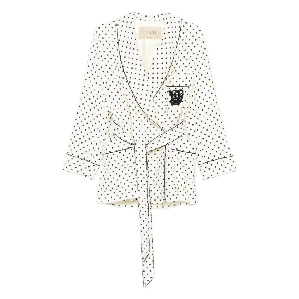 Valentino Garavani Valentino Garavani 플러스데푸아 프린트 벨트 블레이저 BCJ42098S TP447974078