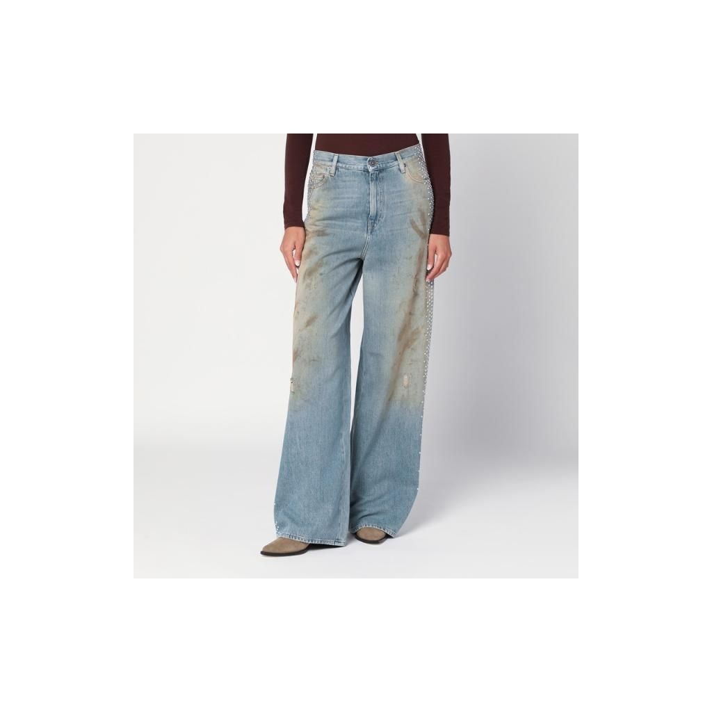 Golden Goose [해외] Golden Goose 라이트블루 와이드 진 GWP02079P002076/XL_GOLDE-50491_311-28