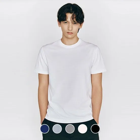 025538 아스킨 라운드넥 쿨 반팔티