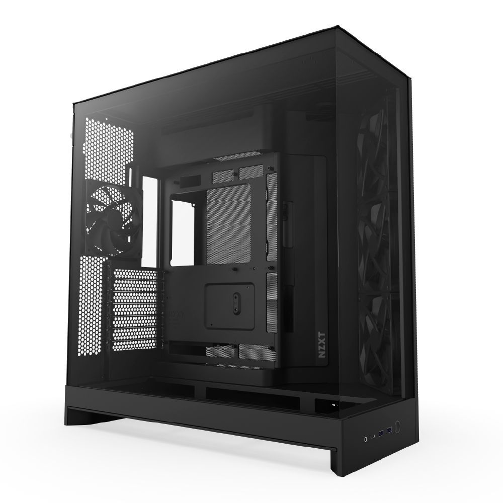 NZXT [NZXT 공인 판매처] H9 Flow V2 듀얼 챔버 미드 타워 ATX 에어플로우 PC 케이스