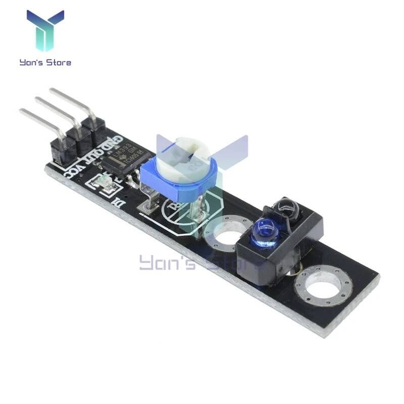 [해외] 압력 센서 sensor 10개 TCRT5000 적외선 반사 IR 스위치 보드 배리어 라인 추적 모듈 Arduino 스마트 자동차에 대 한 4Pin 3.