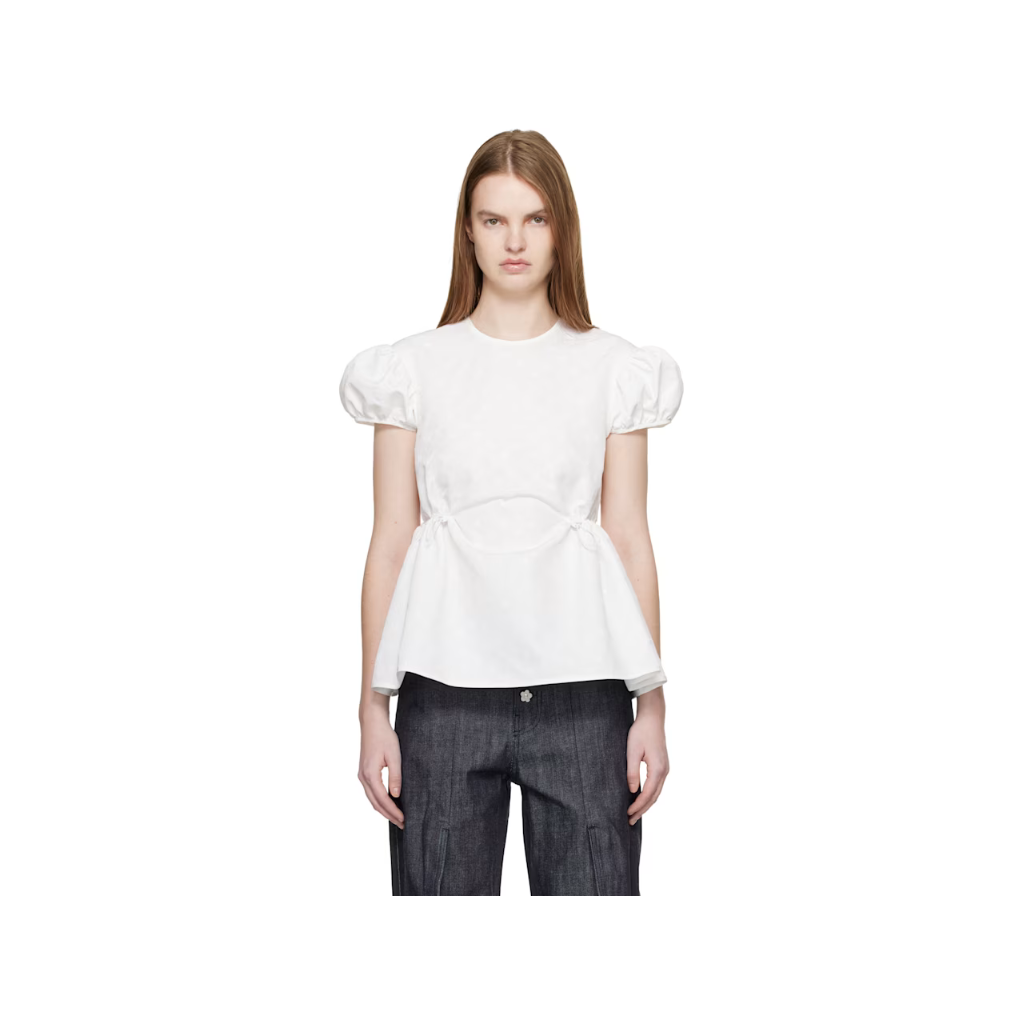 Cecilie Bahnsen Cecilie Bahnsen 오프 화이트 CB치아라 블라우스 4.25RTW11014 CHIARA TOP IRIS JAC TP868657375
