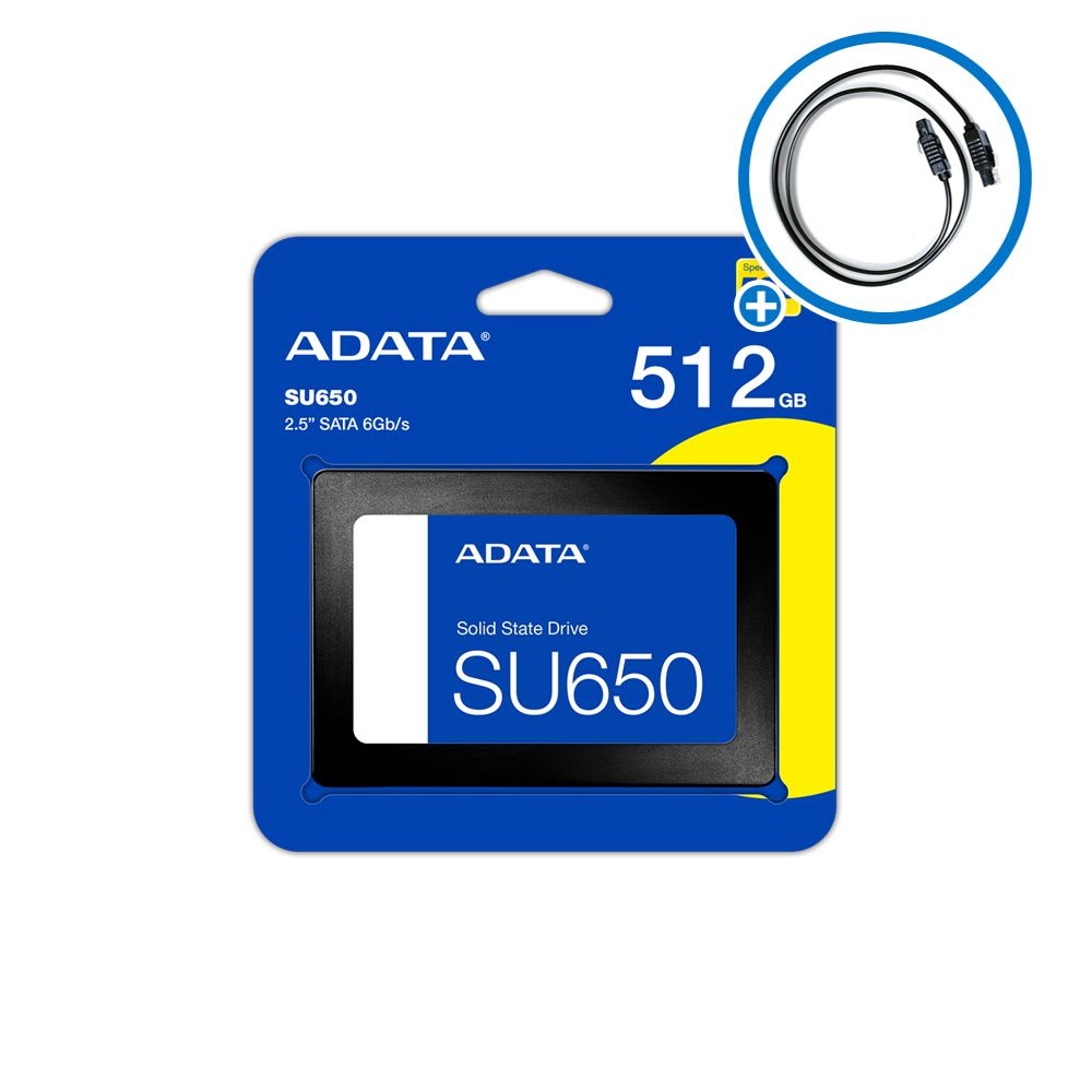 에이데이타 ADATA Ultimate SU650 SATA3 노트북 데스크탑 SSD 파인인포 512GB