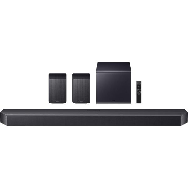 삼성 Q990F 11.1.4ch Q 시리즈 서브우퍼 + 후면 스피커, 무선 돌비 애트모스, Q-심포니, 게임 모드 프로, 어댑티브