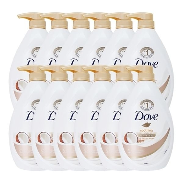 도브 수딩 코코넛 오트 바디워시 1kg x12