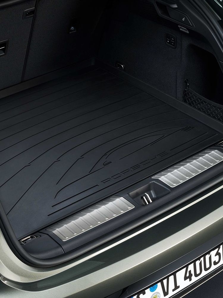 PORSCHE [해외] 포르쉐 오리지널 정품 마칸 EV 일렉트릭 TPE 고무 트렁크매트 블랙