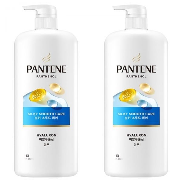 팬틴 실키 스무드 케어 샴푸, 1.2L, 2개