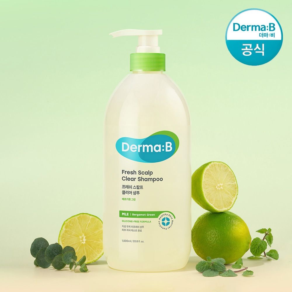 [뷰세라][공식] 더마비 프레쉬 스칼프 클리어 샴푸 (베르가못그린) 1000ml