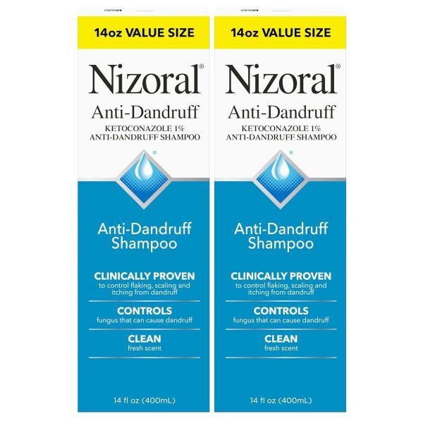 [해외] Nizoral 니죠랄 샴푸 안티 댄드러프 비듬샴푸 400ml 2개