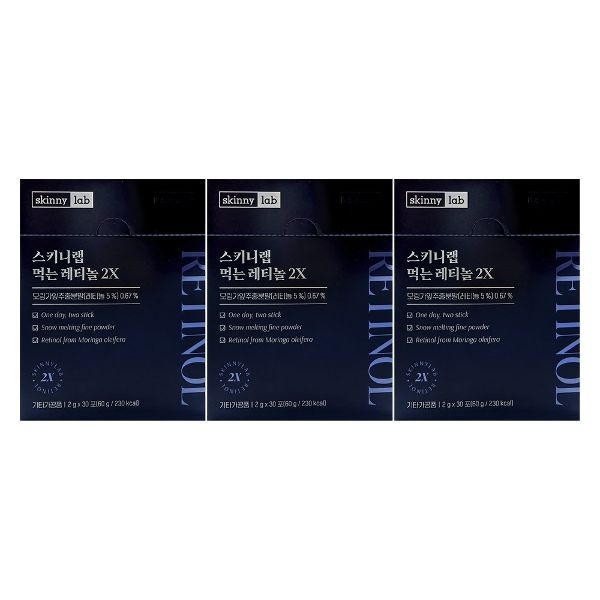 스키니랩 먹는 레티놀 2X 2g x 30포 x 3박스