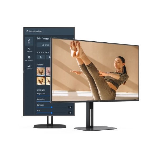 알파스캔 AOC Q27V5 QHD USB-C 프리싱크 높낮이 HDR 무결점 4050120