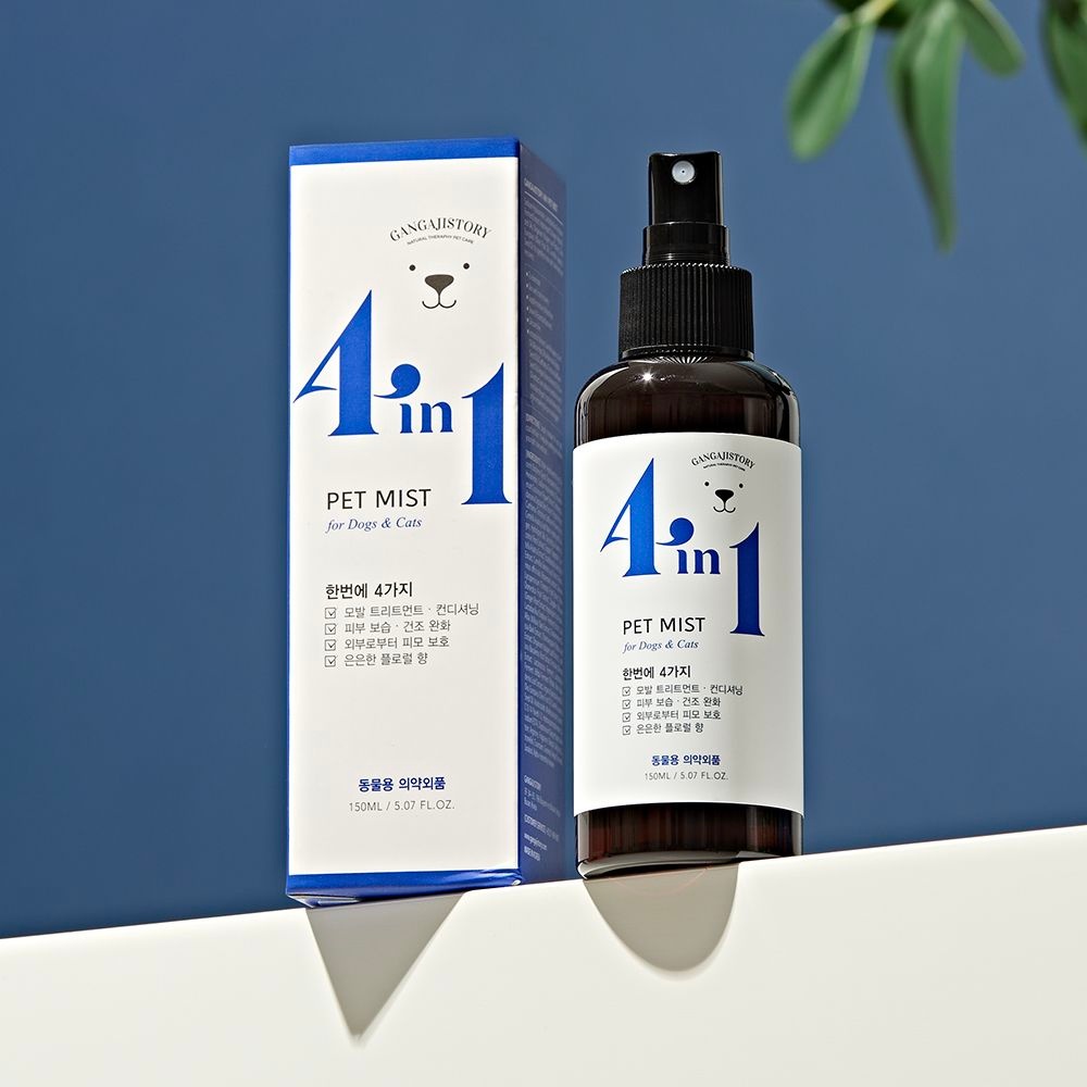강아지스토리 미스트 보습제 150ml 강아지 고양이 털관리 향수 컨디셔닝