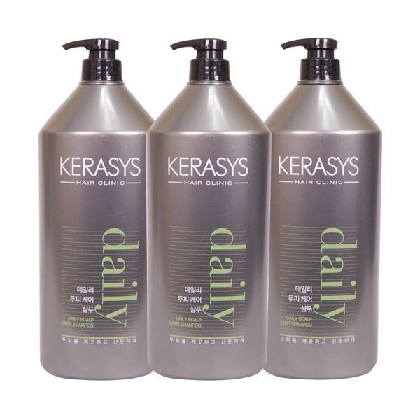 케라시스 데일리 두피 케어 샴푸, 1.5L, 3개
