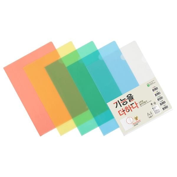 [오늘출발] 오피스디포 고투명홀더 F492-75 적 10P 문화산업