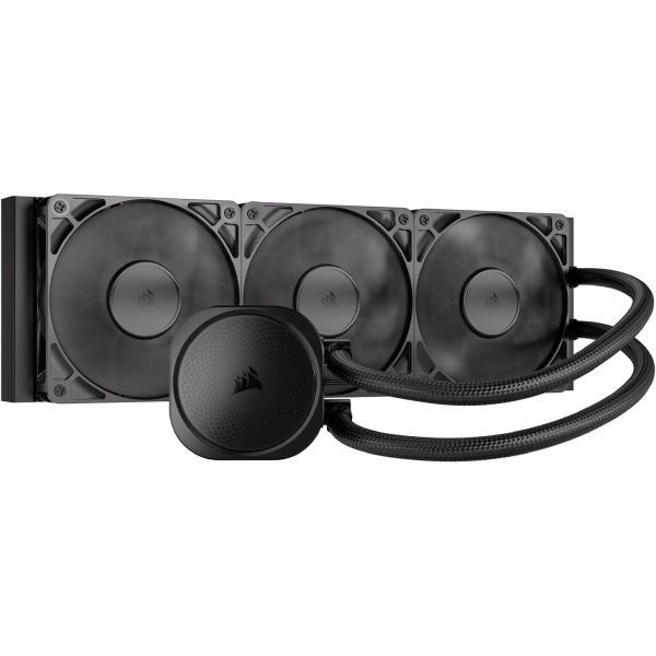[해외] CORSAIR Nautilus 360 RS 액체 CPU 쿨러 - 360mm AIO – 저소음 직접 마더보드 연결 데이지 체인 인텔 LGA 1851/1700, AMD AM5/AM4 RS12