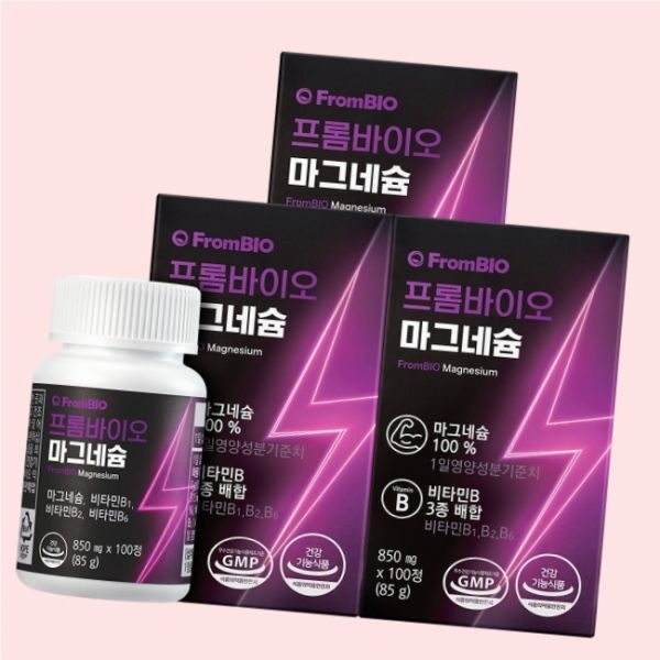프롬바이오 마그네슘 100정x3박스 300일 2228619175 4899507