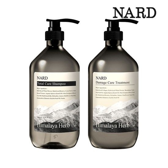 [VIP] 히말라야 허브 나드 토탈케어 시그니처향 1000ml 샴푸 x1개+트리트먼트 x1개
