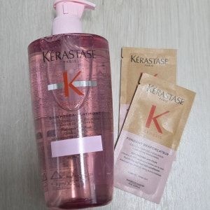 [얇은모발용/새싹케어] 케라스타즈 방 제네시스 오리지널 대용량 새싹 샴푸 500ml (+제네시스 컨디셔너 10ml 2개)